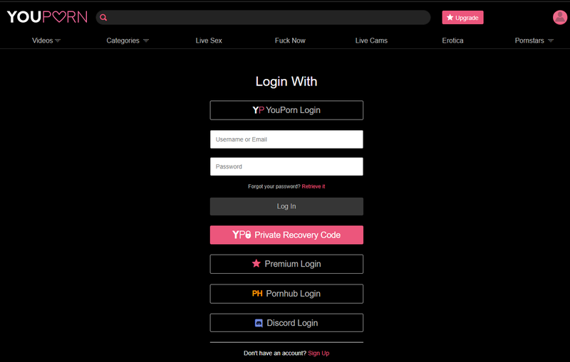 File:Screen of YouPorn login page.png