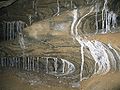 נטיפי מלח במערה בהר סדום