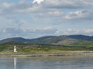 Sgat Mòr with Cowal behind.