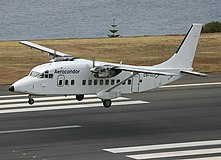 Aerocondor, above runway