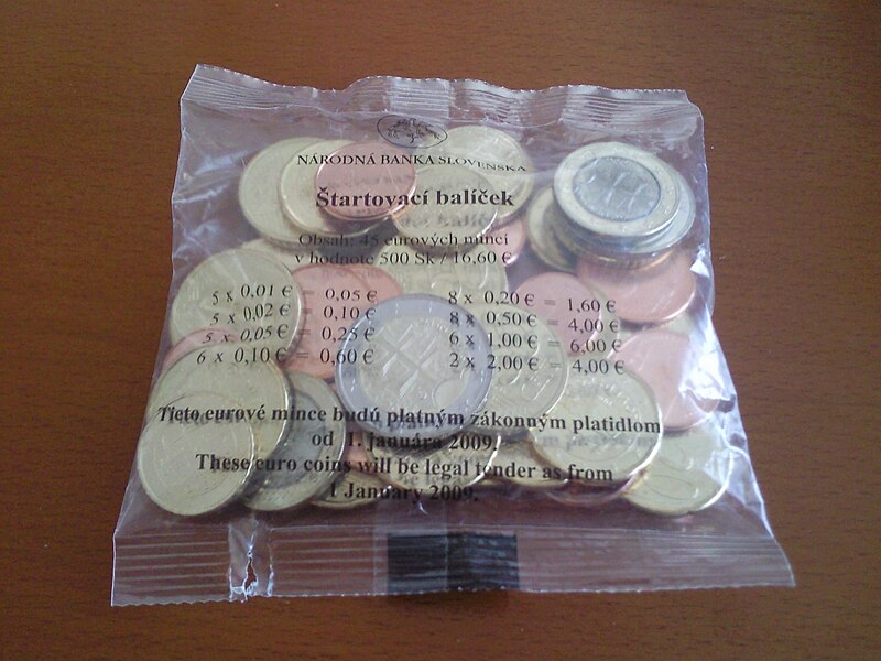 File:Slovak euro coins.jpg