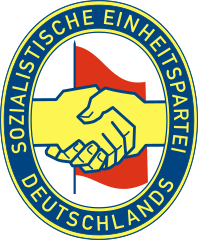 Image 8The logo of the SED. (from History of East Germany)