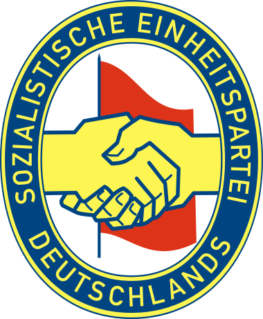Logo of the Socialist Unity Party of Germany