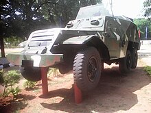 SLAC retired BTR-152. Sri Lankan phased out BTR 152 on display in front of a Army camp IMG 20160113 122910.jpg