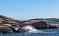 * Nomination Stångehuvud red granite cliffs with breaking wave. --W.carter 18:52, 23 July 2017 (UTC) * Promotion Good quality. --Vengolis 19:16, 23 July 2017 (UTC)