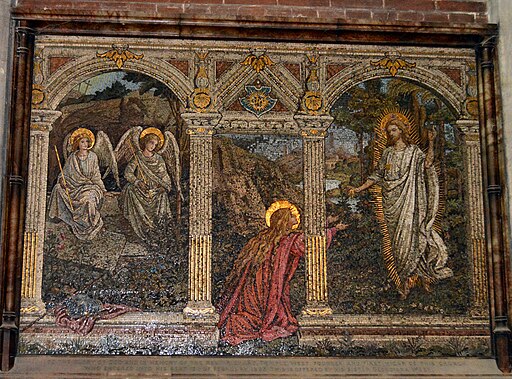 St Mary Magdalene, Paddington, Nave, mosaic, Jesus Appears to Mary Magdalene