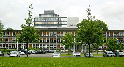 Het Stadthaus van Krefeld