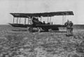 StateLibQld 1 149795 De Havilland two seater biplane at Point Cook during World War I, ca. 1915.jpg