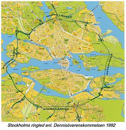 Stockholms Ringled: Historik, 1946 års huvudledsnät, 1960 års trafikledsplan