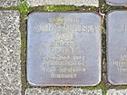 der Stolperstein für Fanny Franziska Kahn