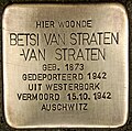 Stolperstein für Betsi van Straten-van Straten (Rotterdam).jpg