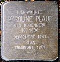 Stolperstein für Karoline Plaut (Marienburger Straße 52)