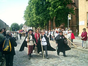 Festumzug anlässlich der 800-Jahr-Feier der Burg Storkow