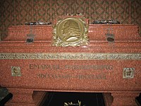 Swedenborg's crypt in Uppsala Cathedral