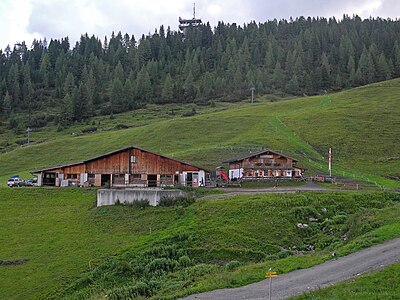 Gerlossteinalm unterhalb des Gerlossteins und der Wand