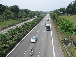 Tampines Expressway from Jalan Kayu Flyover. Tampines Expressway, Aug 06.JPG
