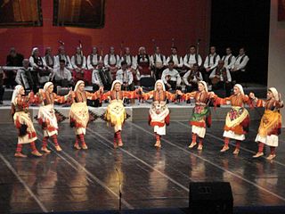 <span class="mw-page-title-main">Hora (dance)</span> Form of circle dance originating in Eastern Europe, Asia Minor, Greece and the Balkans