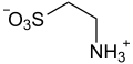 Deutsch: Struktur von Taurin English: Structure of taurine