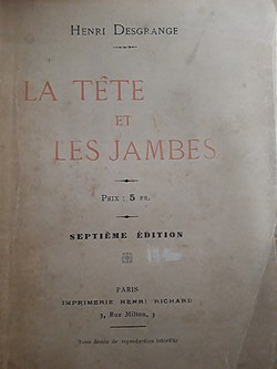 Image illustrative de l’article La Tête et les Jambes (livre)