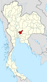 Poziția localității Saraburi