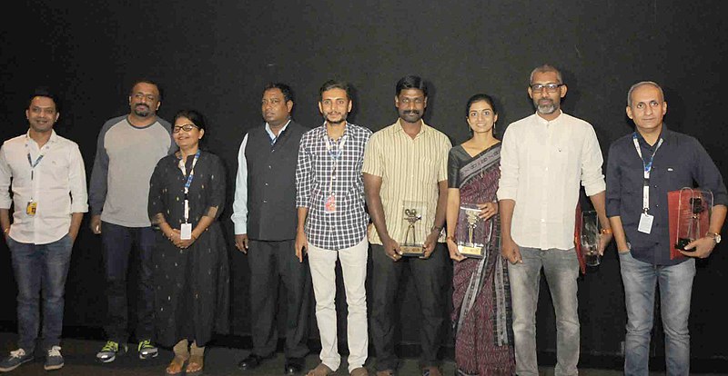 The Director Nagraj Manjule along with cast and crew of the film ‘Sairat’ at the presentation, during the 47th International Film Festival of India (IFFI-2016), in Panaji, Goa on November 22, 2016.jpg