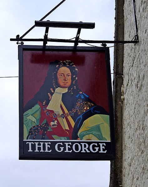 File:The George (3) - sign, High Street, Kempsford - geograph.org.uk - 2307731.jpg