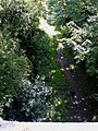 Looking down on the Hudson Way near Cherry Burton