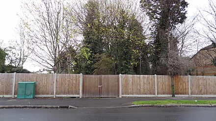 The locked entrance to The Spinney The Spinney, Carshalton 2.JPG