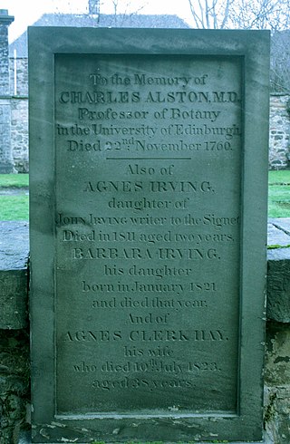 <span class="mw-page-title-main">Charles Alston (botanist)</span> Scottish botanist (1683-1760)