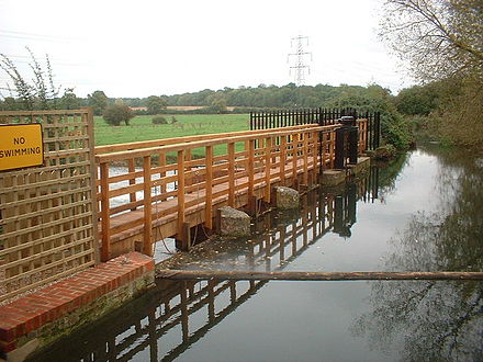 The weir and sluice at Longbridge Mill were refurbished in 2006.