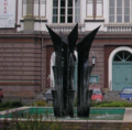 Brunnen am Theaterplatz in Eisenach (2010 abgebaut)