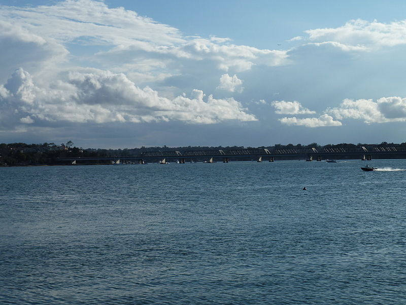 File:Tom Uglys Bridge, from Riverside Drive, Sans Souci, New South Wales (2010-07-25).jpg