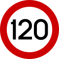 Höchstgeschwindigkeit (120 km/h)