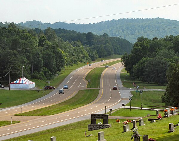 US 27 at its intersection with SR 303, near Graysville, Tennessee