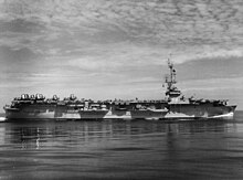 USS Sicily (CVE-118) underway in April 1954 (NH 97317).jpg