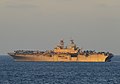 US Navy 091010-N-5345W-292 The amphibious assault ship USS Bataan (LHD 5) navigates off the coast of Alexandria, Egypt, during the biennial, multinational exercise Bright Star 2009.jpg