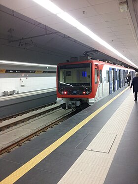 Vue de l'intérieur de la station Stesicoro.