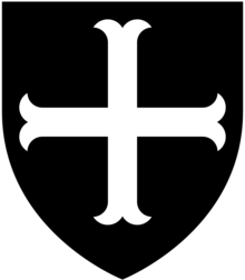 Arms of Upton: Sable, a cross moline argent UptonArms.png