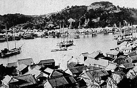Puerto de Uraga en 1890