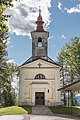 English: Cemetery chapel, northern view Deutsch: Friedhofskapelle, Nord-Ansicht