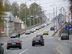 Воздушный мост. Вид в сторону центра