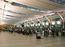 Air Canada domestic check-in facilities at the Domestic Terminal
