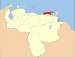Venezuela Sucre State Location.svg
