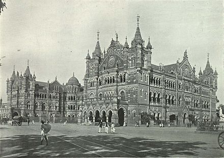 Victoria Terminus Railway Station, c. 1905.