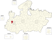 Vidhan Sabha constituencies of Madhya Pradesh (218-Badnagar).png