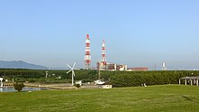 View of Akita Thermal Power Plant from Akita Marina Park.jpg