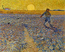El sembrador (1888), by Vincent van Gogh, Museo Kroller-Muller, Otterlo Vincent van Gogh - The Sower - c. 17-28 June 1888.jpg