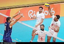 Volleyball match between national teams of Iran and Italy at the Olympic Games in 2016 - 28.jpg