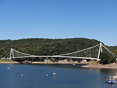 Passerelle sur la Swiss Bay, Vranov nad Dyjí