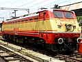 WAP1 ^22076 Aastha of GZB waiting for its scheduled departure with Agra bound ICE at LJN - Flickr - Dr. Santulan Mahanta.jpg